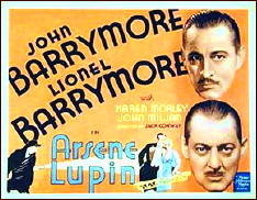 ARSENE LUPIN Barrymore